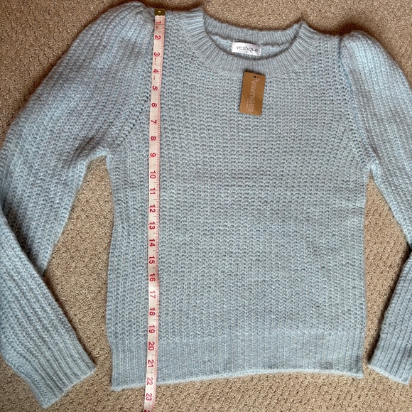 Vestique Cornelia Street Sweater long sleeve light blue Small - Picture 6 of 9